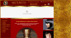 Desktop Screenshot of nefertiti-salon.de